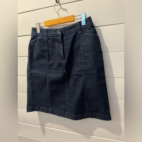 💙 L.L.Bean Classic Fit Denim Skirt – Size 10 Regular💙 - Picture 6 of 8